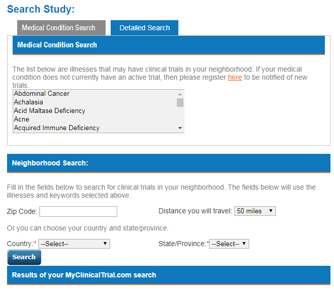MCT ID Search Studies